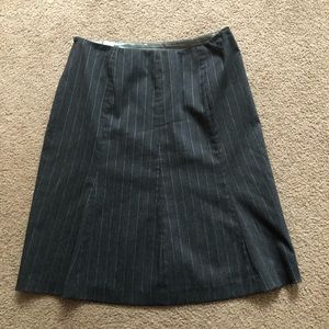 Gray pinstriped Michael Kors skirt